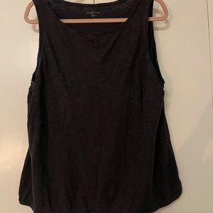 EILEEN FISHER | Women’s Large Charcoal Colored Tank 55% Hemp 45% Organic Cotton